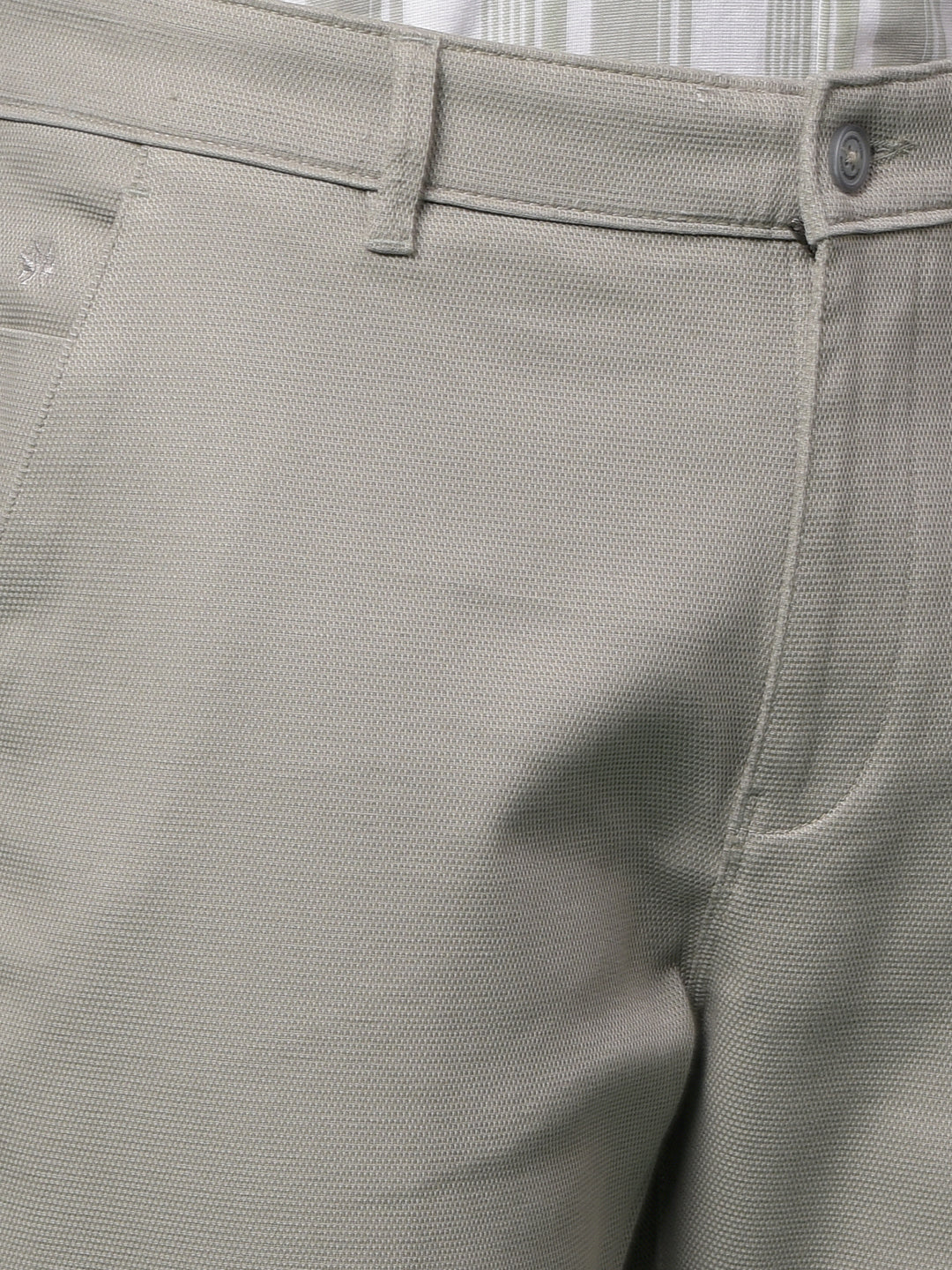 Grey Printed Trousers