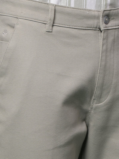 Grey Printed Trousers