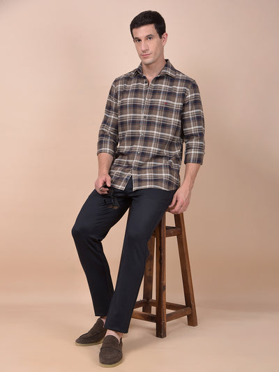 Navy Blue Knitted Trousers