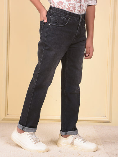 Dapper Black Straight Jeans