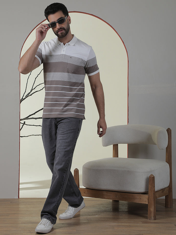 Grey 100% Cotton Baggy Jeans