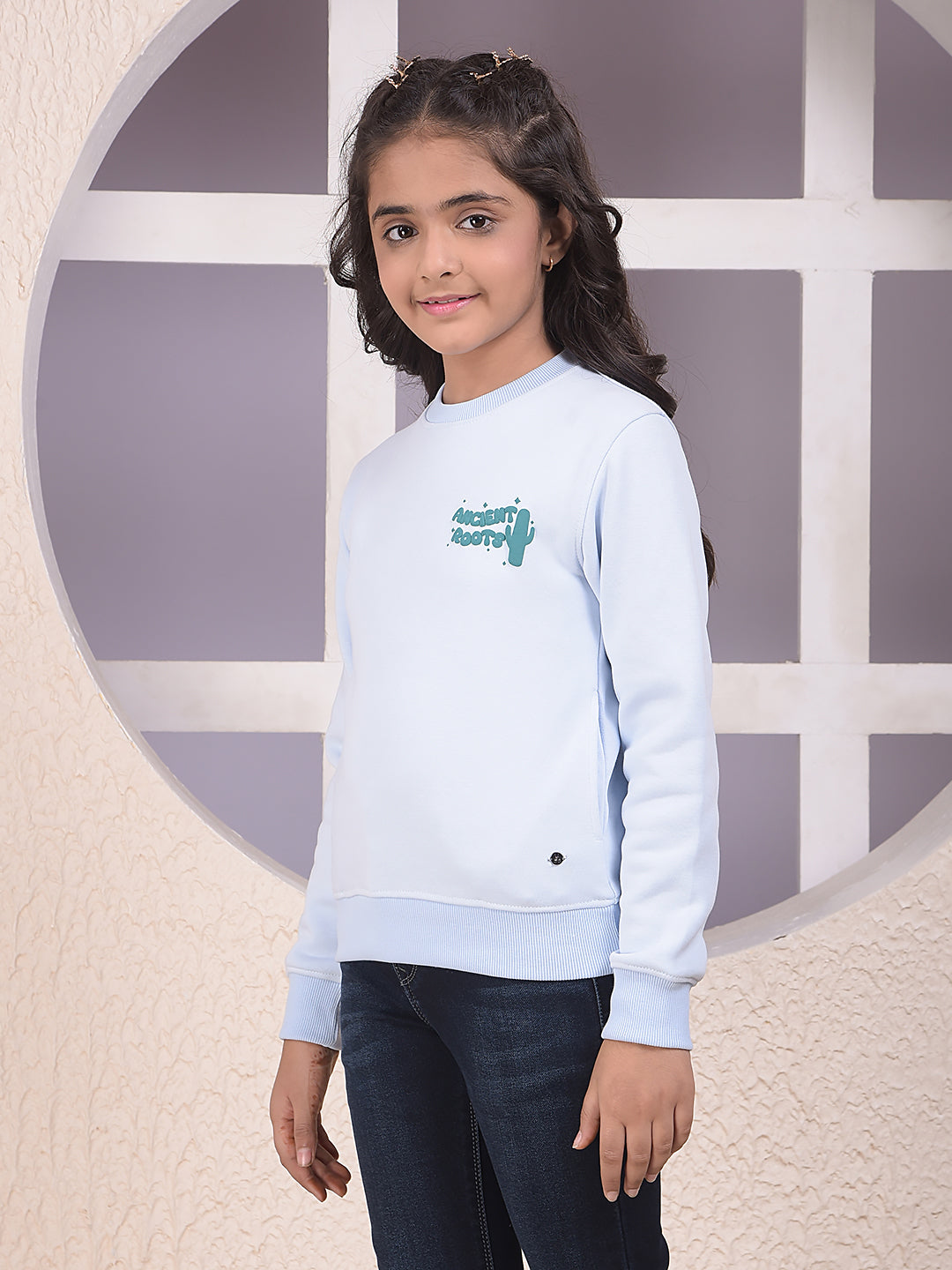 Cool Casual Blue Sweatshirt
