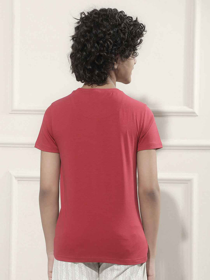 Red Graphic Print T-Shirt