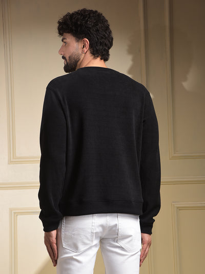 Muted Drift Knit Sweatshirt