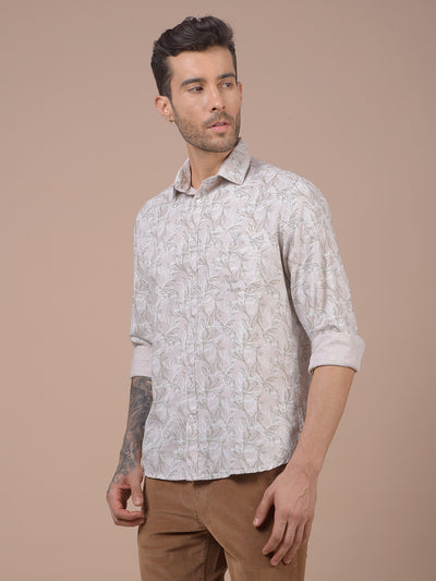 Pink Floral Print Shirt