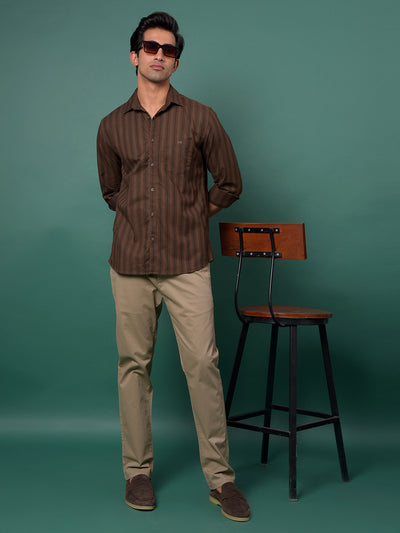 Fashion-Forward Khaki Trousers