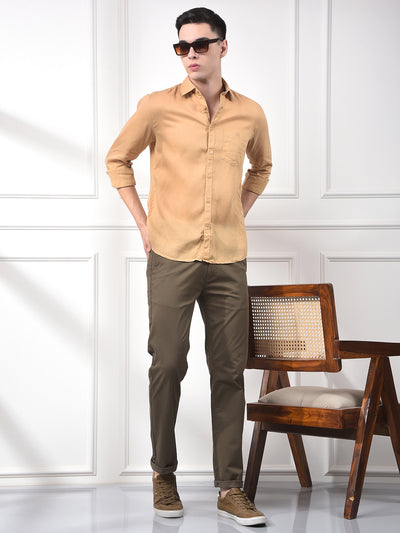 Breeze Fields Mustard Linen Shirt