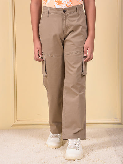 Khaki Cargo Trousers