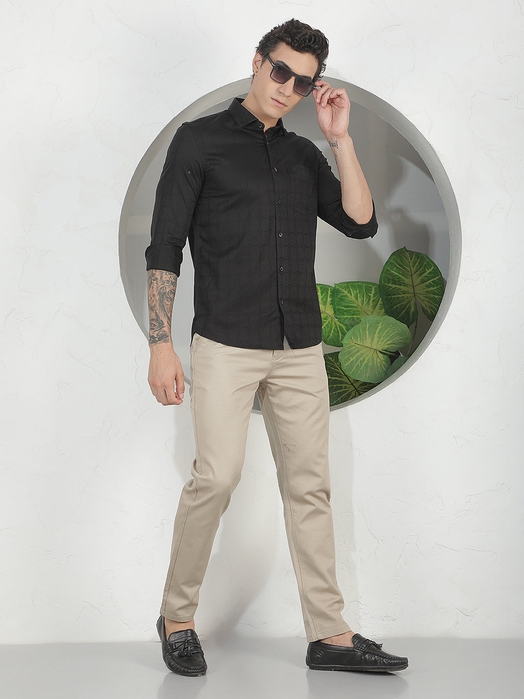 Taupe Sand Beige Trousers