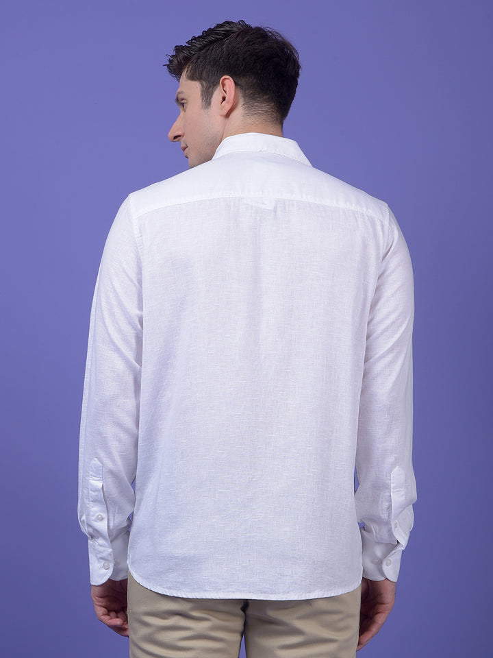 White Linen Shirt