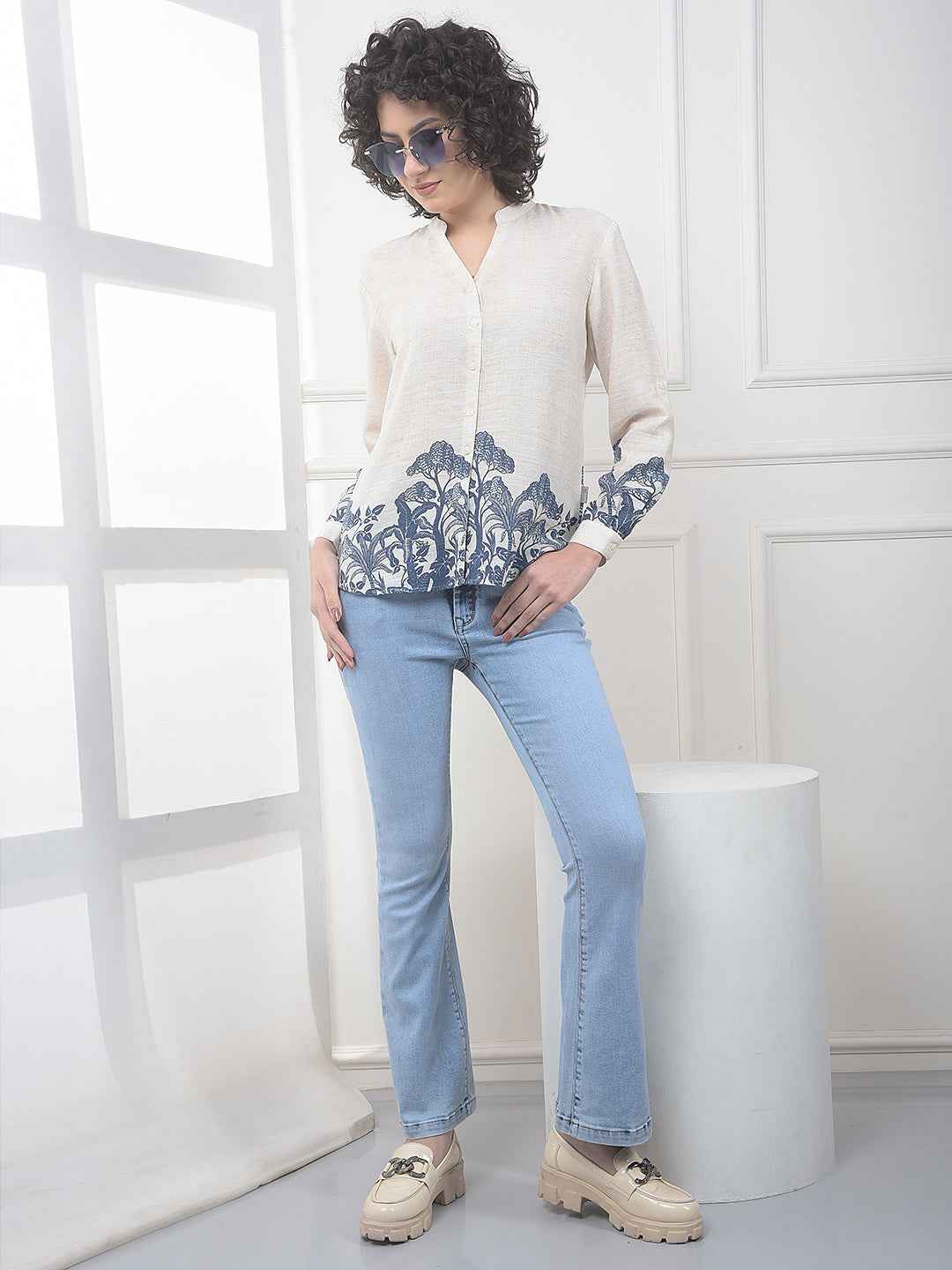 Blue Vintage Bootcut Jeans