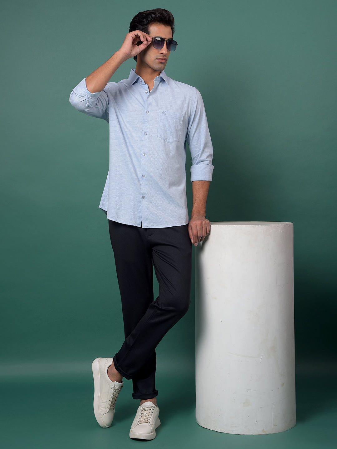 Black Knit Comfort Trousers