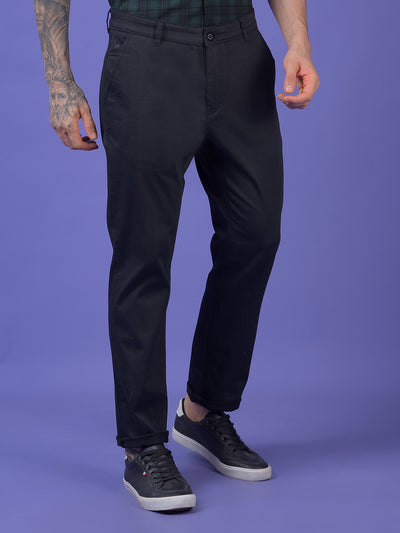 Black Printed Trousers