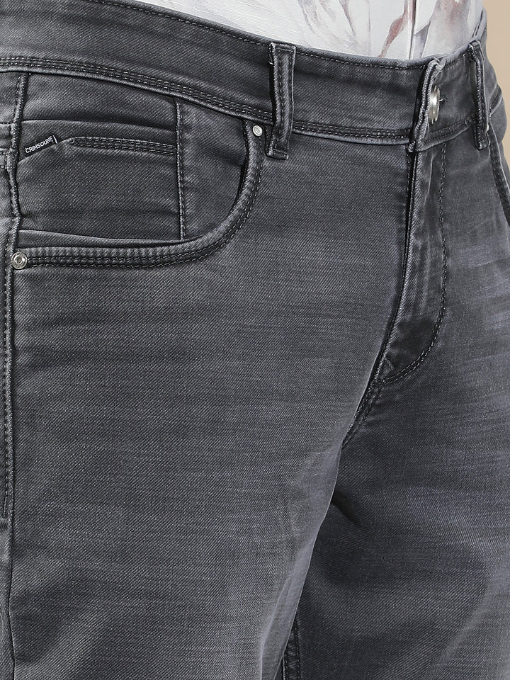Relaxed Smoke Grey Jeans