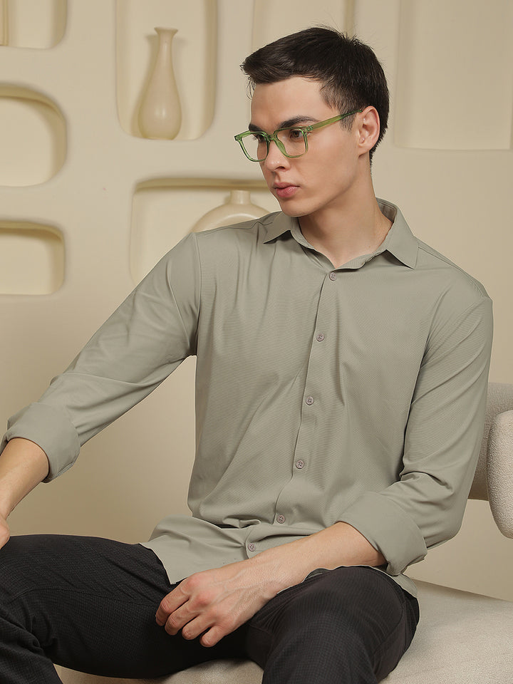 Relaxed Sage Green Shirt