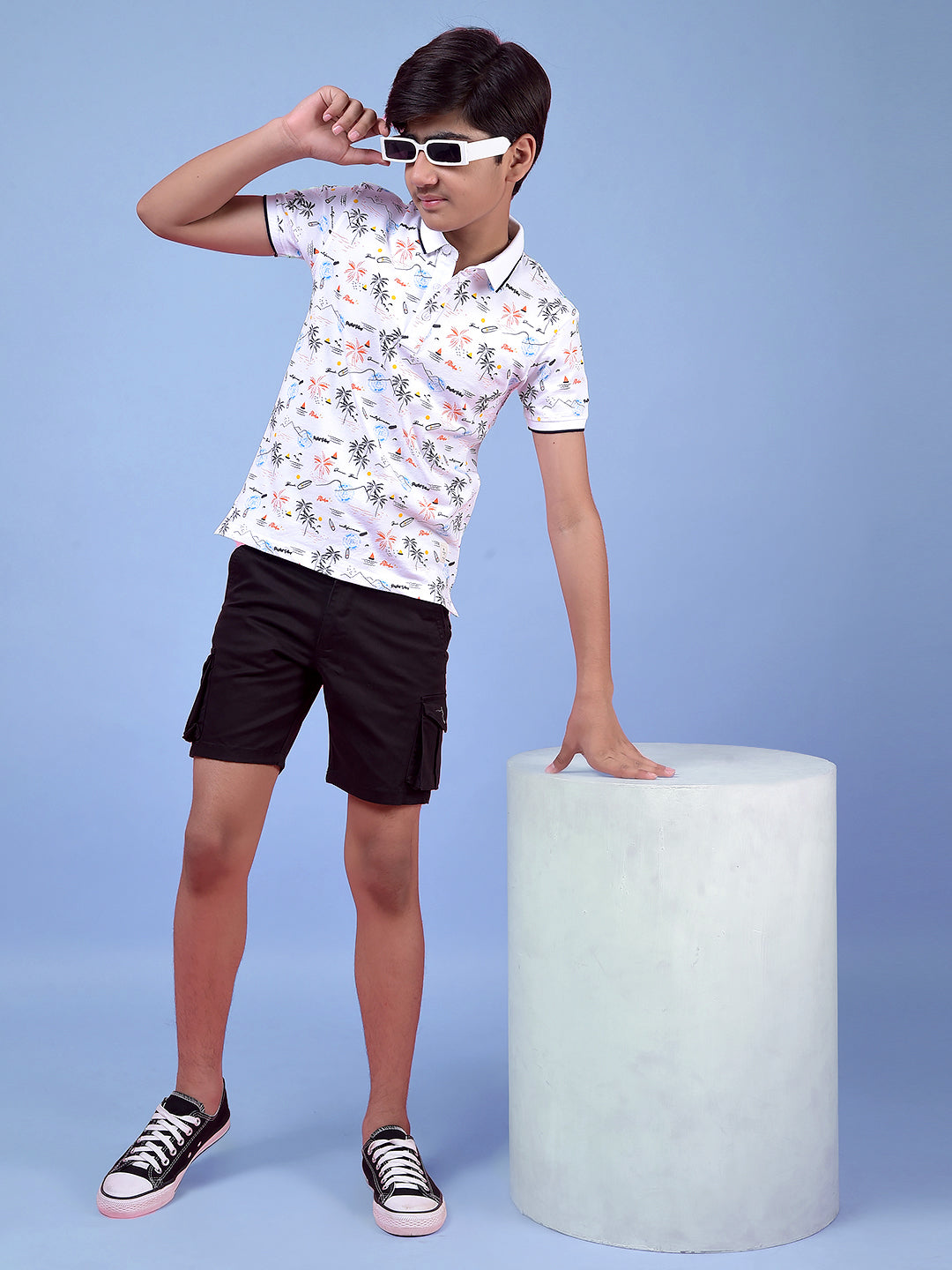 Black Cargo Shorts
