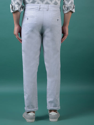 Grey 100% Cotton Trousers