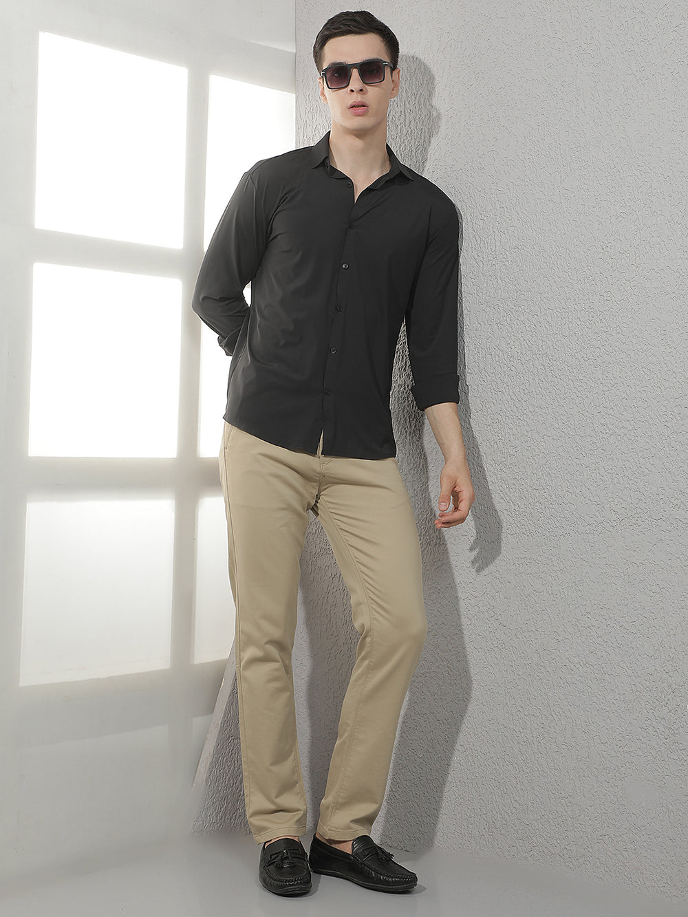 Chic Jet Black Shirt