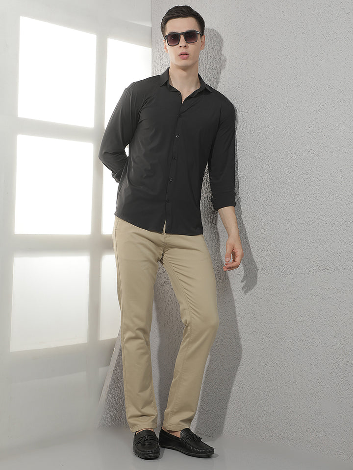 Chic Jet Black Shirt