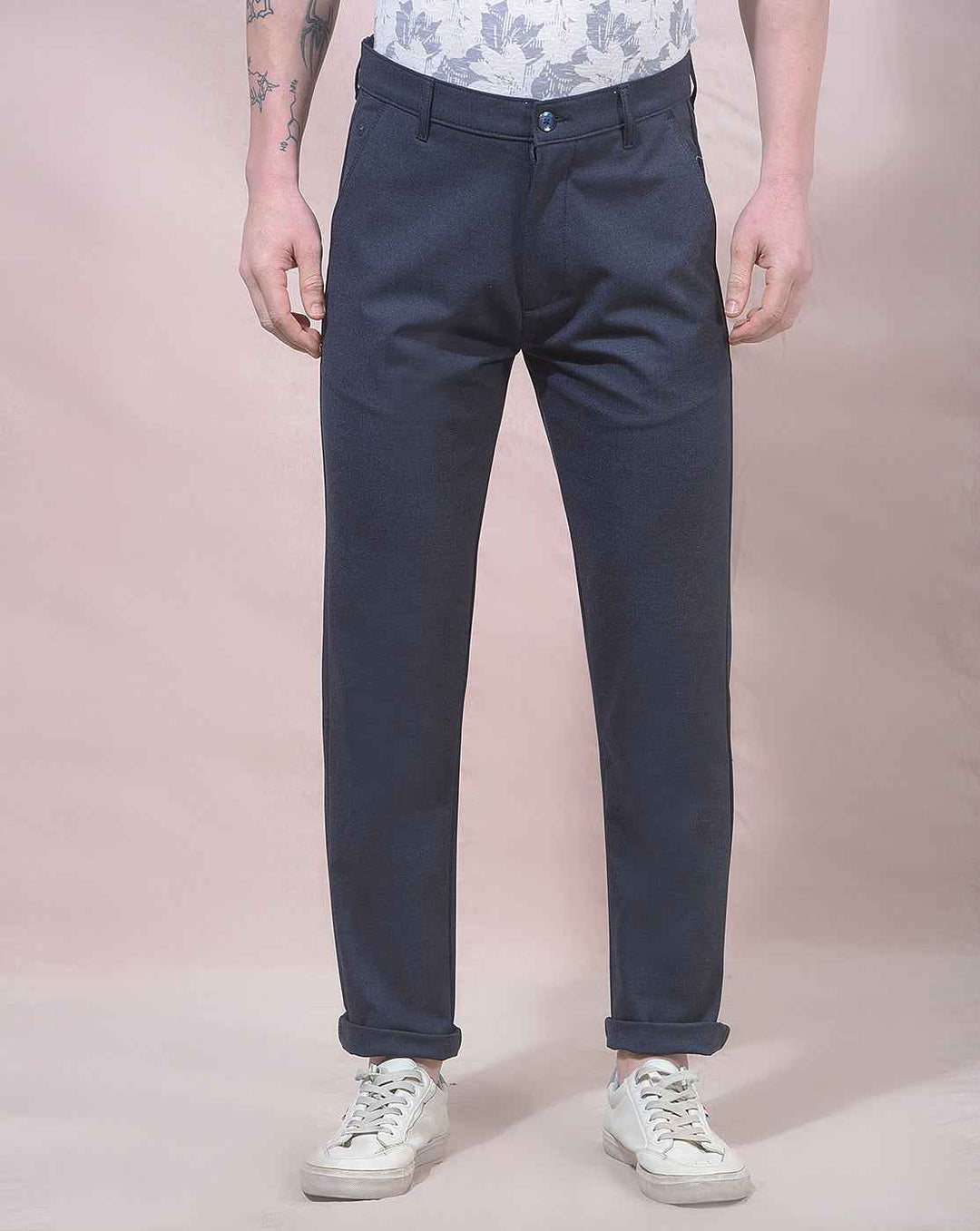 Classic Navy Versatile Trousers