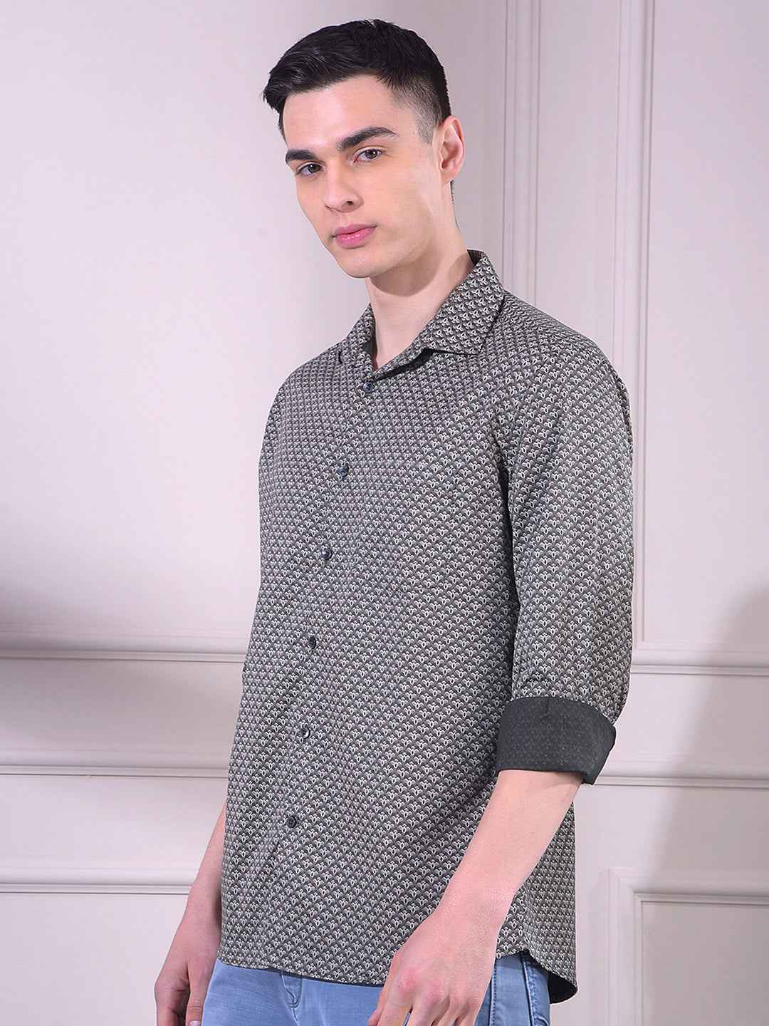 Black Printed Shirt
