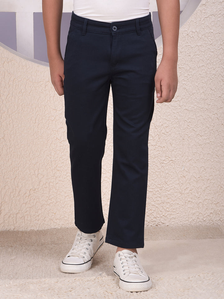 Fresh Aura Navy Blue Trousers