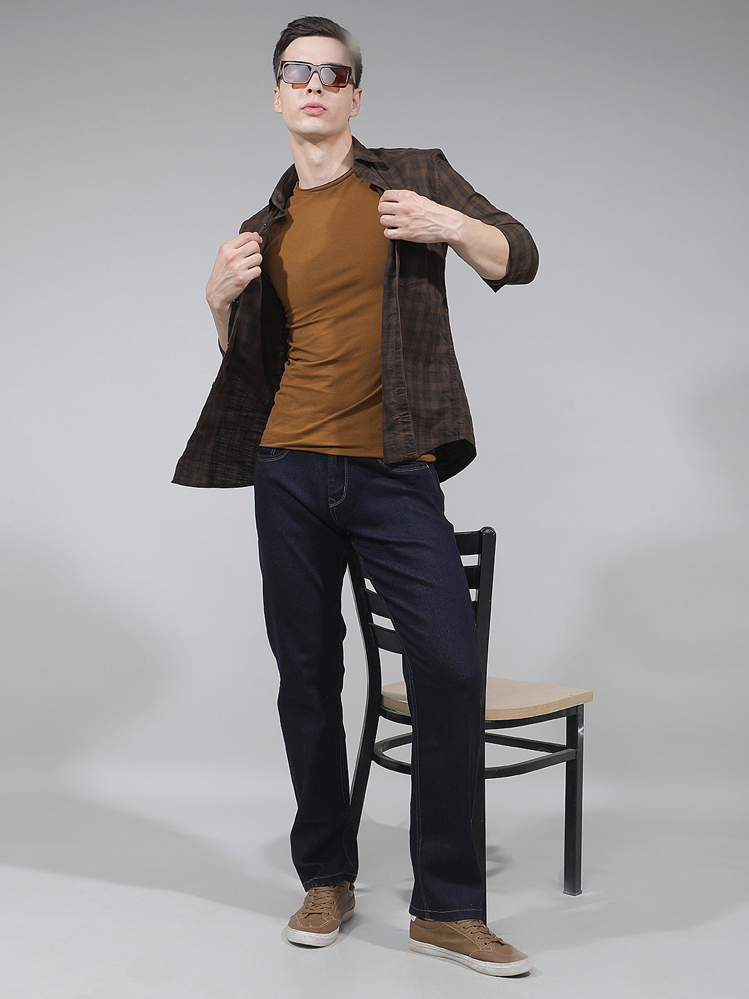 Essential Azure Blue Straight Jeans