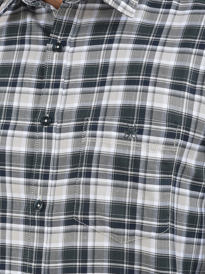 Heritage Tone Green Checked Shirt