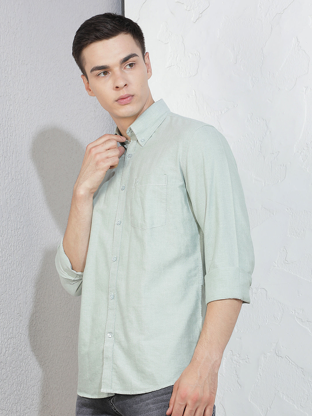 Green 100% Cotton Shirt