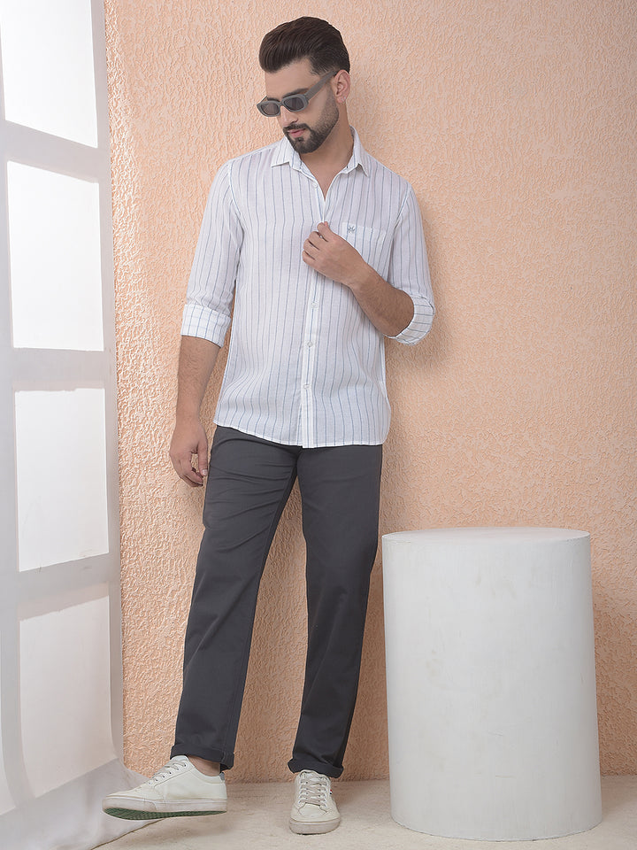 Black Straight Trousers