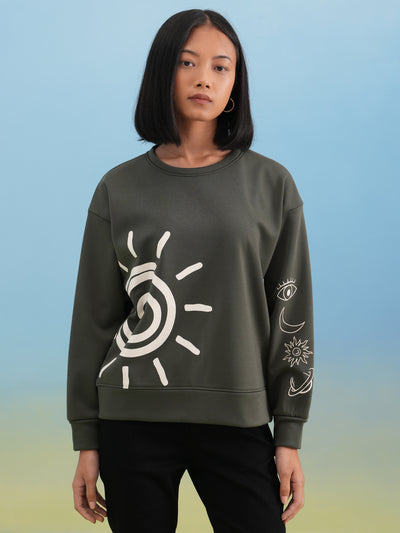 Celestial Graphic Sweatshirt