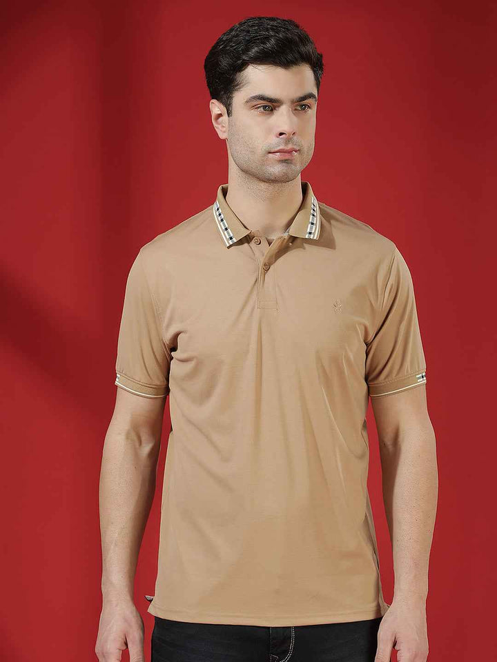 Khaki Classic Polo T-Shirt