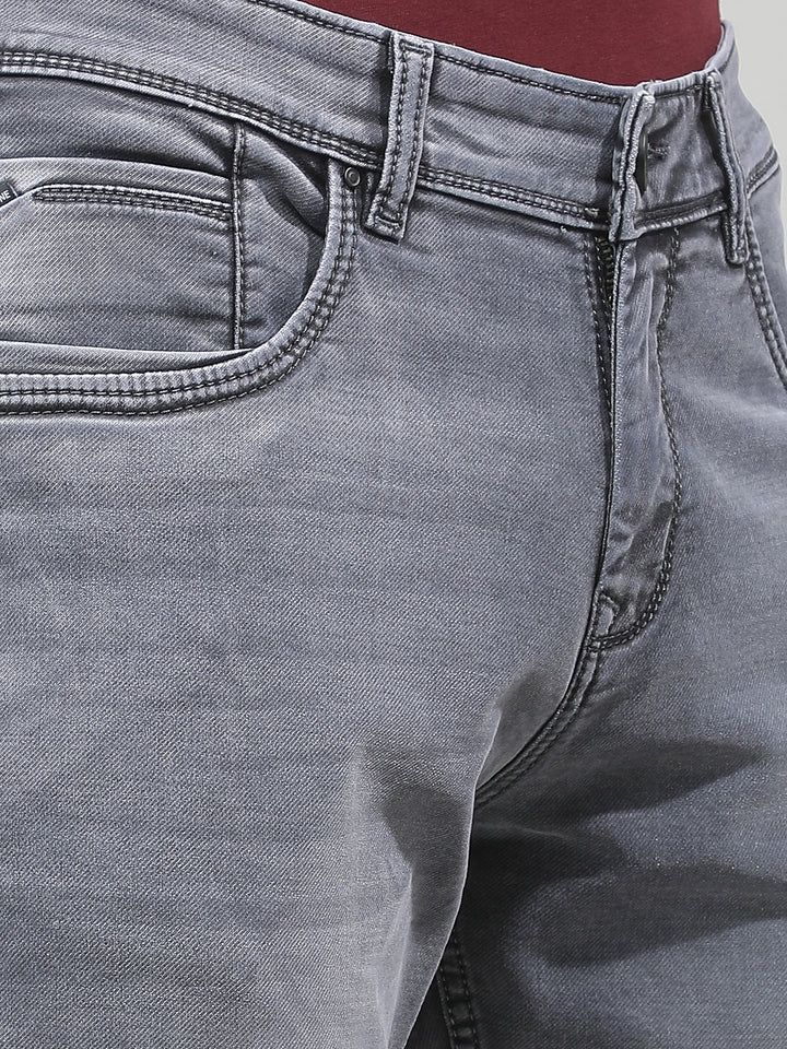 Classic Iron Grey Straight Jeans