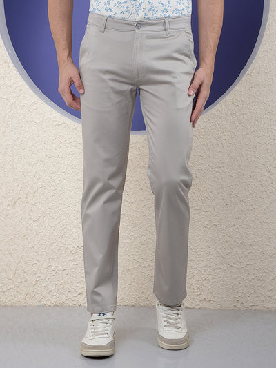 Urban Ash Grey Straight Trouser
