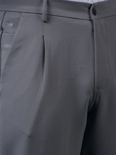 Grey Korean Fit Trousers