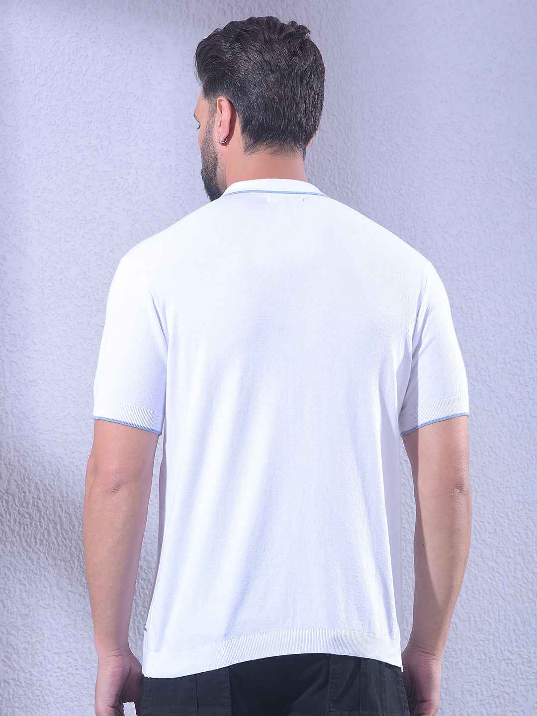 Elegant Cream Polo T-Shirt