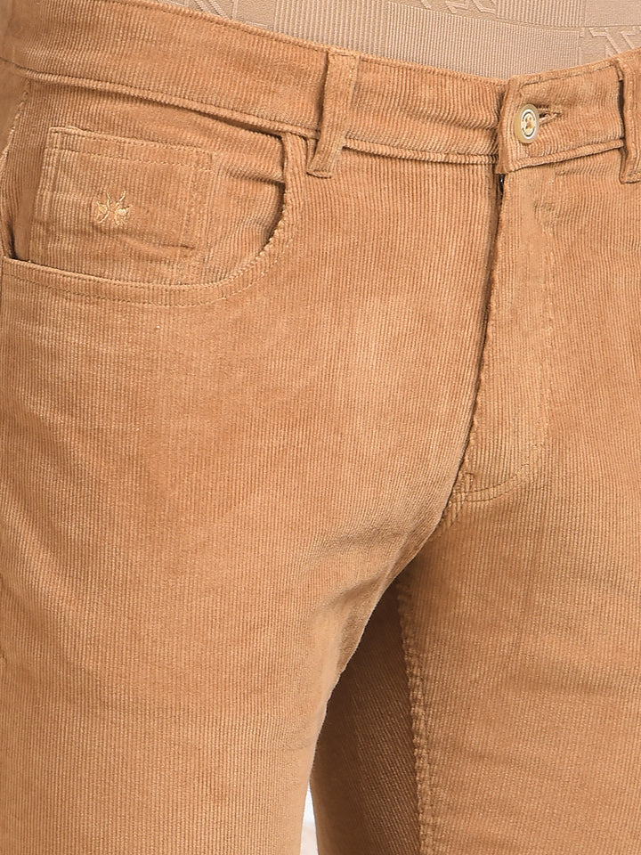 Khaki Corduroy Trousers