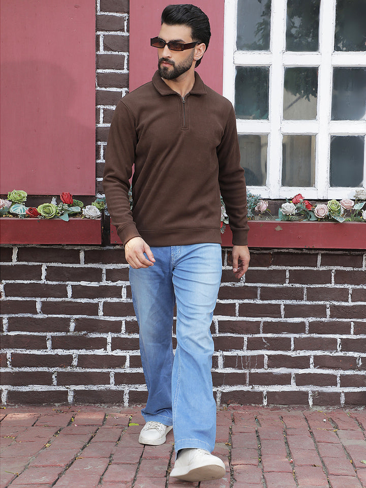 Luxe Mocha Brown Sweatshirt