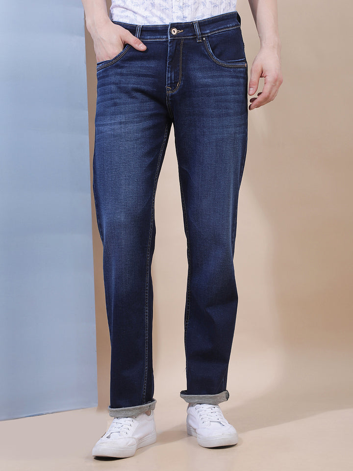 Signature Indigo Blue Straight Jeans