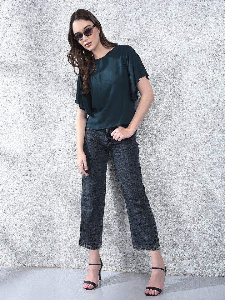 Relaxed Dark Teal Top