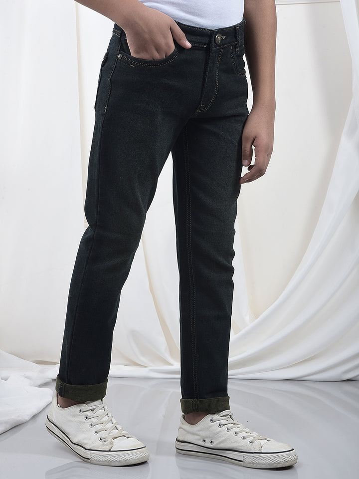 Athleisure Navy Blue Jeans