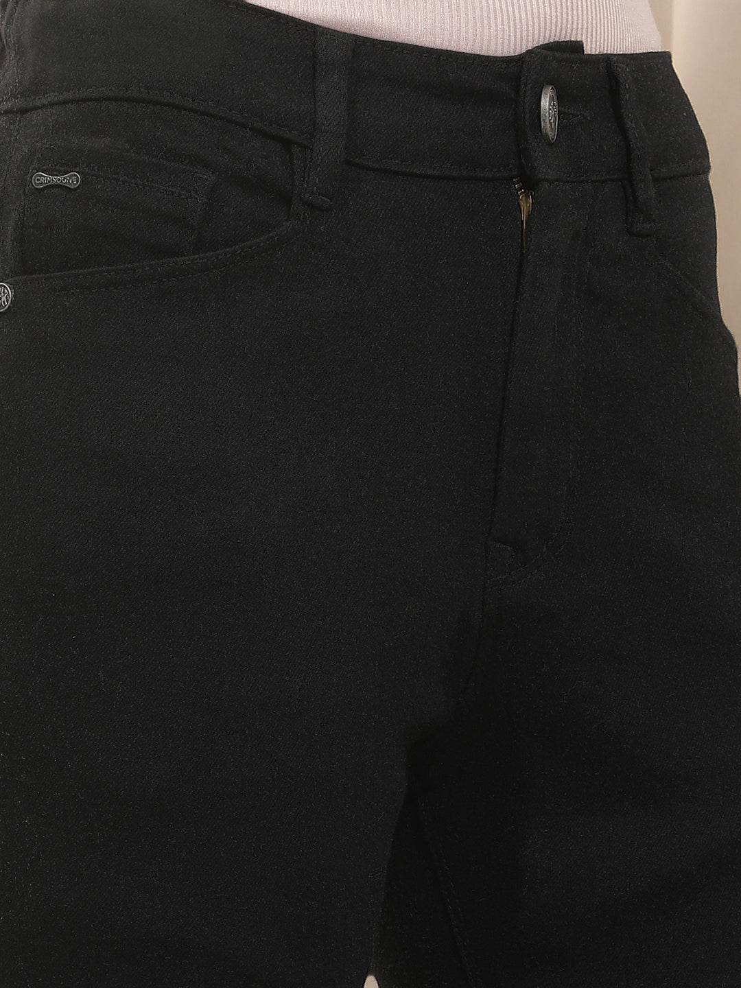 Tailored Onyx Black Bootcut Jeans