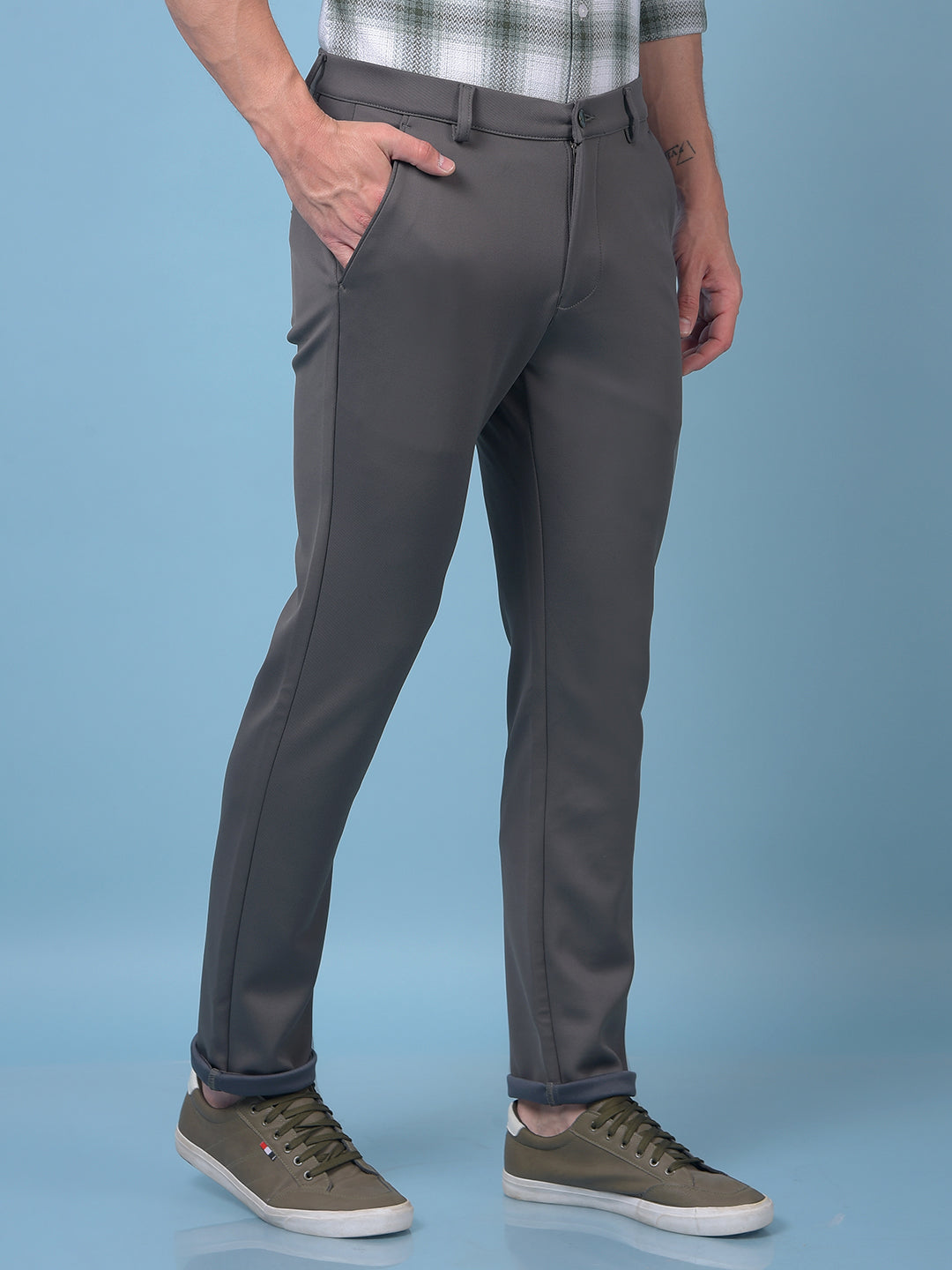 Dreamy Olive Knitted Trousers
