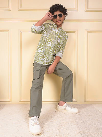 Green Cargo Trousers