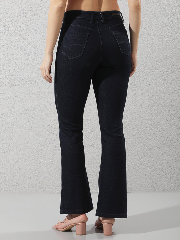 Navy Blue Bootcut Jeans
