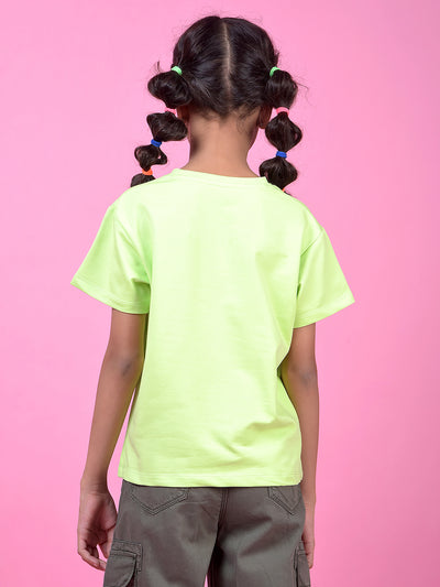 Green Graphic Print T-Shirt