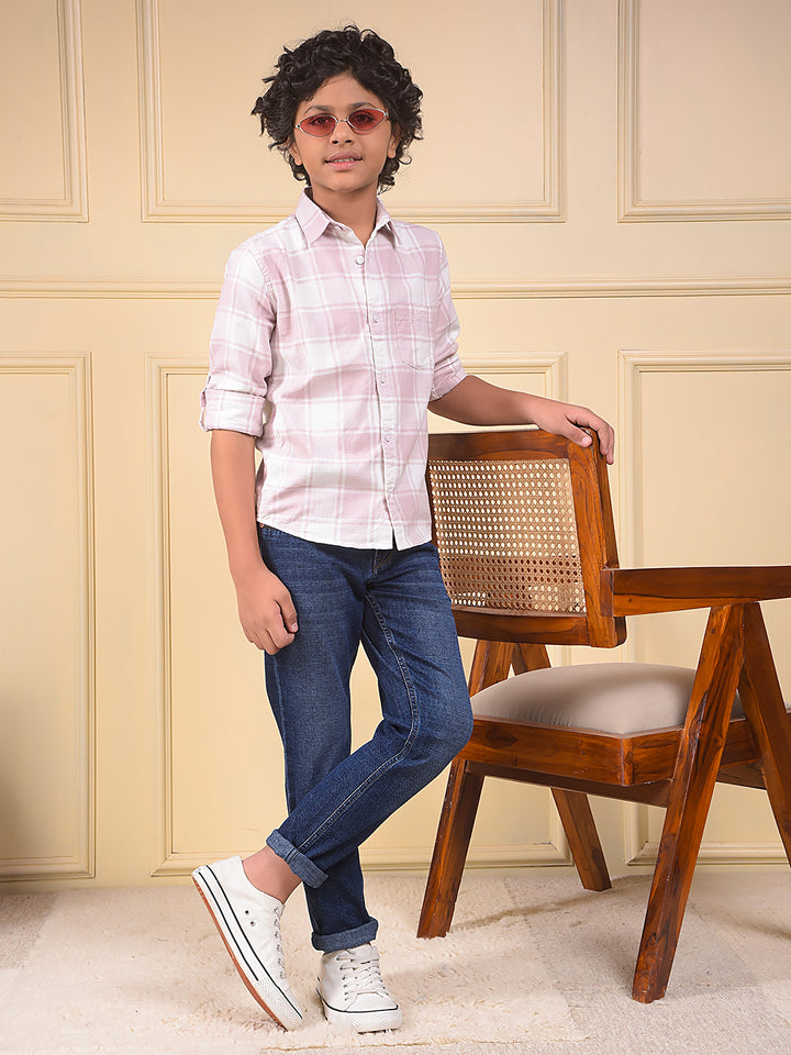 Chic Dark Wash Blue Jeans