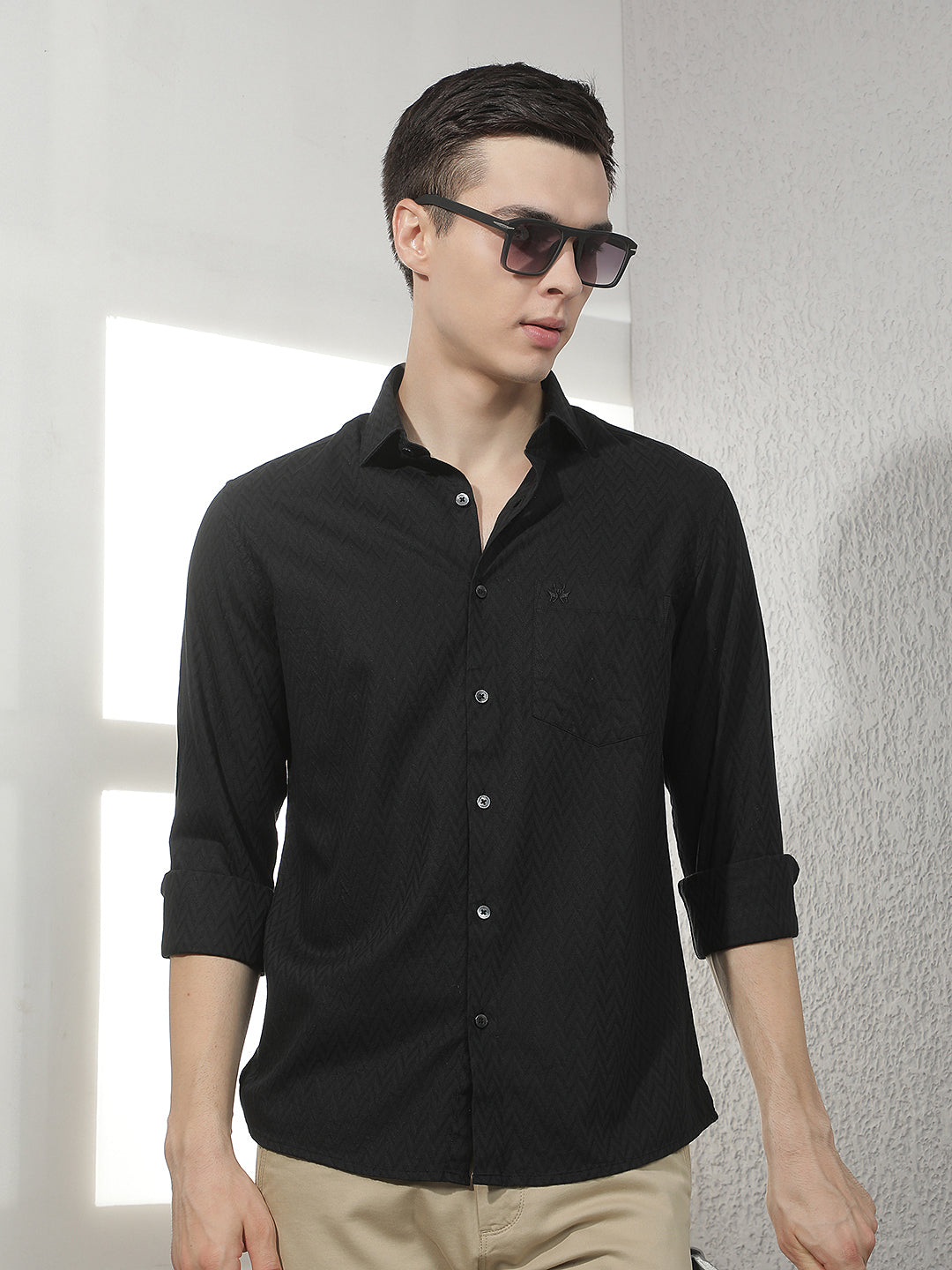 Obsidian Noir Black Shirt