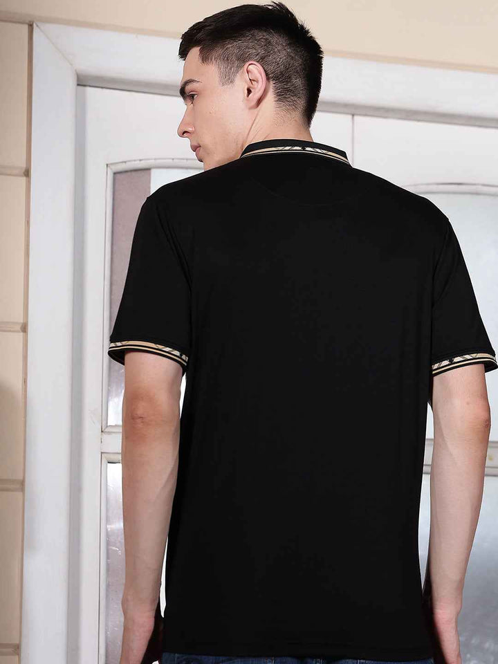 Black Classic Polo Tee