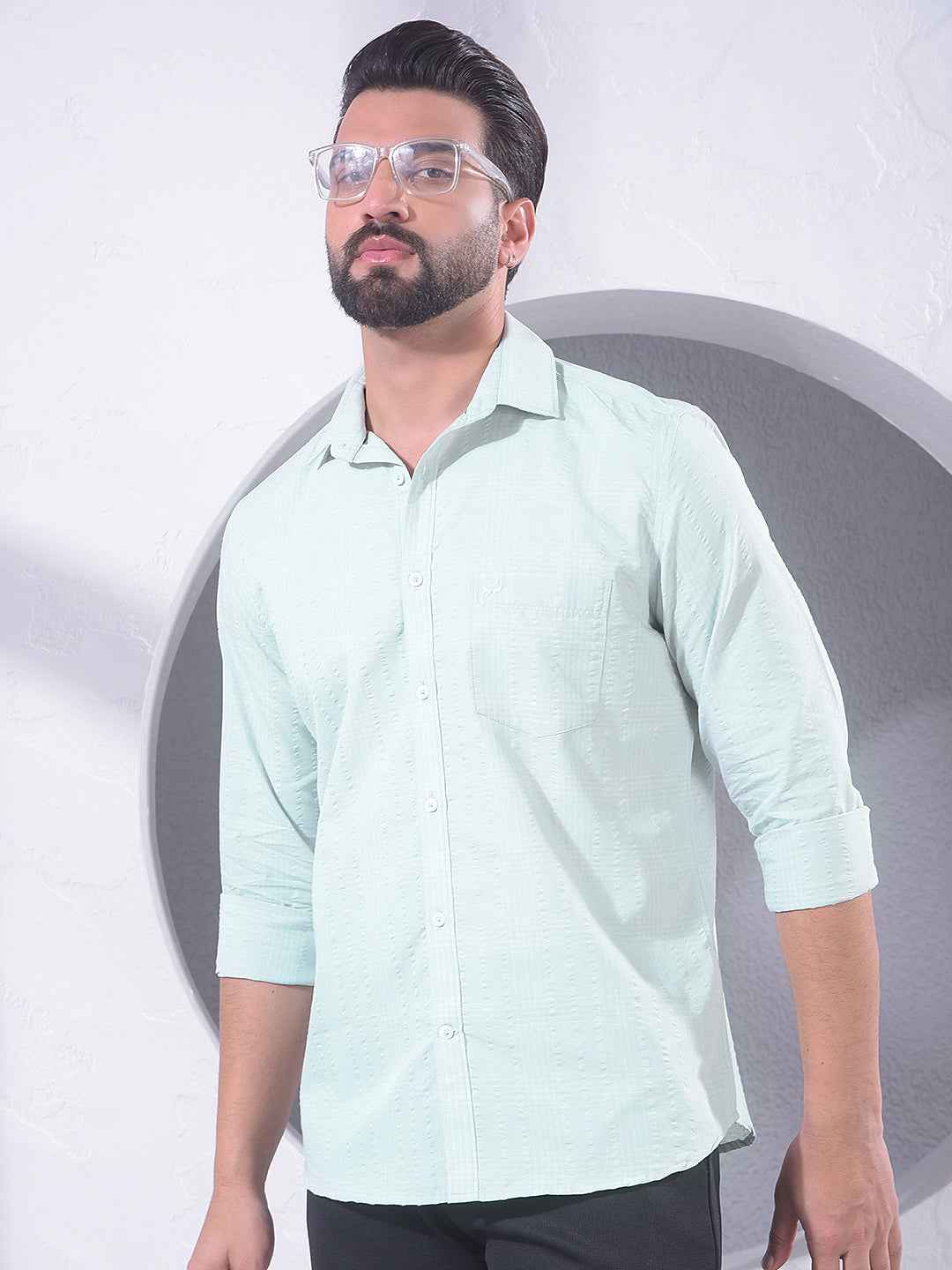 Green Classic Check Shirt